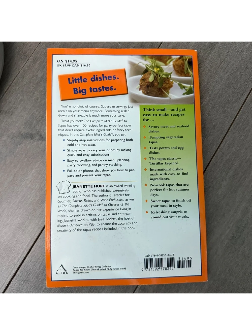 The Complete Idiot's Guide to Tapas Book by Jeanette Hurt